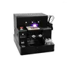 Flatbed printer LED met verniseffect voor telefoonhoes fles Acryl metalen houtglas A4 -printmachine