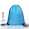 Outdoor Bags Waterproof Sport Gym Bag Drawstring Sack Fitness Travel Backpack Shopping Swimming Basketball Yoga