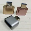 Typ-C OTG Adapter Type-C do USB Adapter telefonu komórkowego Niebieski klej metalowy galwanizacja 3.0 Połączenie USB Dysk USB
