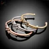 Bracelet YULAILI 2018 livraison gratuite de haute qualité mode conception ronde trois tons dames bracelets de fête