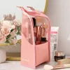 Cosmetic Bags Cases 1 Pc Stand Bag for Women Clear Zipper Makeup Travel Female Brush Holder Organizer Toiletry 230520