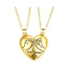 Colares pendentes Moda Pull Hook Hook Heart Colar de atração magnética Colar criativo Design criativo Homens e mulheres Casal Jewelry Gift