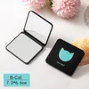 Compact Mirrors GU407 Double-sided Mirror Women Foldable Makeup Lady Cosmetic Hand Folding Outdoor Portable Pocket Random 230520