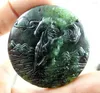 Подвесные ожерелья 50 50wolese Natural китайский черный зеленый камень вручную статую лошадиных колье из колье
