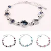 Anklets Tibetan Bracelet Gift Jewelry Gemstone Girls Women Colored Acrylic Crystal Anklet Wholesale