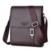Briefcases Luxury Men Briefcase Leather Shoulder Bag Crossbody Designer Business Messenger Bags Male Brand Men's Small Handbags 230520