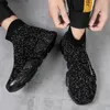 Slip Socks Dress Black on 519 High Sports Shoes Women Large Size 45 Fashion Unisex Breathable Brand Casual Sneakers Men 230520 243 Fashi