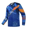 Giacche da corsa KEYIYUAN 2023 Bicicletta Ciclismo Abbigliamento Uomo Downhill T-shirt manica lunga Mountain Bike Jersey Mtb Shirt Outdoor Camisa