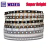 12V WS2815 IC LED Pixel Flexibel strip Light Tape 5050 RGB Dream Full Color Individuell adresserbar programmerbar Dual Signal Digital