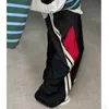 女子ジーンズY2Kレディースストリートウェアシック貨物韓国韓国のハラジュクカジュアルパラシュートパラシュートテックパンツ男性用スウェットパンツワイドレッグジョガーズボンの服