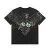 Mens Summer Vintage T Shirt Hommes Femmes Mode Eagle Print T Shirt Hip Hop Tops À Manches Courtes Taille S-XL
