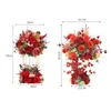 Dekorativa blommor Anpassa DIY Artificial Orchid Rose Wedding Table Decor Flower Ball Centerpieces Ljusstake Backdrop Floral Stand