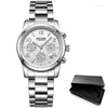 腕時計Megir Luxus Quarz frauen Uhren relogio femininoモードスポーツDamen Liebhaber Uhr Top Marke Chronograph Armbanduhr 2057