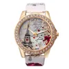 Armbandsur Otoky Women Rhinestone Watches Luxury Crystal Tower Watch Ladies Dress Quartz A30