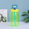 Water Bottles 5 Color 500ml Kids Baby Bottle With Straw Plastic For BPA Free Sports School Drinkware