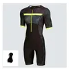 Ensembles de course Cycle Wear Wholesales Custom Women Cycling Jersey Triathlon Jumpsuit Women's Shorts Bike Clothes Set