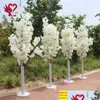 Decorative Flowers Wreaths Wedding Decoration 5Ft Tall 10 Piecelot Slik Artificial Cherry Blossom Tree Roman Column Road Drop Deli Dhkv1