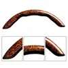 Steering Wheel Covers Universal Wood Grain Cover Comfortable Anti Slip Artificial Leather Long-lasting Protection For