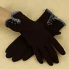 Fingerless Handskar 2023 Ly Women Cashmere Fortsätt varma kör full fingerpekskärmshandskar gratis