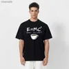 Camisetas masculinas Energy Milkcoffee Men Tshirt Casual Tshirts respiráveis ​​Camises de algodão engraçado camisetas da rua Tshirts de grandes dimensões Man 220608 L230518