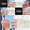 Bröllopsringar Sier Women Ring Vintage Fashion Jewelry CZ Diamond Engagement Gift With Box Drop Delivery DHT4B