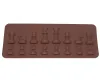 New International Chess Stampo in silicone per torta fondente Stampi per cioccolato per cottura in cucina DH9585