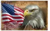 Decorazione del partito God Bless America Flag Unico American Eagle Flag con occhielli in ottone Rustic Bald Eagle Bandiera americana Outdoor Donna Uomo Regali T230522