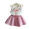 Ensembles de vêtements filles Boutique tenues bébé Halloween vêtements fraise robe ensemble enfant en bas âge fille 3t automne Costumes pour enfants été