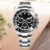 Högkvalitet Fashion Luxury Mens Watch Designer Watches 40mm rostfritt stål Automatisk mekanisk safir Solid Clasp Gold Watch Wristwatch Women Waterproof