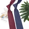 Bow Ties Mens High Quality Classic Polyester Slitte Business For Men Fashion Gifts Blue Red Wedding Party Casual Tie Accessories