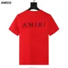 amiiri Fashion Brand amis imiri amari hommes femmes designer de luxe amirl Vêtements Tees Am Tshirt Mode amirlies Lettre minimaliste imprimée Round am Neck Tshirt S II4N