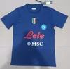 22 23 Naplesshirt Maglietta OSIMHEN INSIGNE 2023 Napoli Politano Di Lorenzo MAGLIA MERTENS VERDI MILIK KVARATSKHELIA Kit uomo