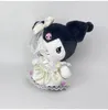 Moda carino 8.5 pollici velo da sposa peluche Kawaii PP cotone farcito peluche cuscino festival regalo bambola bambini giocattoli all'ingrosso