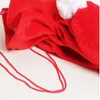 Julekorationer Santa Claus Dress Up Gifts Bag Candy Högkvalitativ present Plush PAGS Home Party Decor till Children 5ZHH117