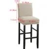 Storage Bags Reusable Pub Counter Stool Chair Covers Slipcover Stretch Removable Washable Dining Room For Kitchen