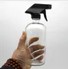 Aufbewahrungsflaschen Glassprühflasche 250 ml leere bernsteinfarbene ätherische Ölreinigung nachfüllbarer Trigger-Flüssigkeitszerstäuber
