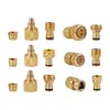 Watering Equipments 12 34" Thread Quick Connector Brass Garden Adapter Drip Irrigation Copper Hose Fittings 1 Pcs 230522