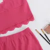 Home Clothing Women Summer Sexy Lace V-neck Pajama Sets Homewear 2pcs Camis Top With Shorts Lingerie For Honeymoon Sleepwear Clothes Set