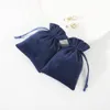 Anklets 50sts Velvet Bag dragstring Små påse påsar smycken Förpackning Organiser Presentväskor kan anpassa 7x9/8x10/9x12/10x15/15x20cm