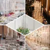 can not use real candle decoration 8 Arm Crystal Cluster Round Taper Candelabra Candle Holder For Votive Pillar Or LED Candles With clear