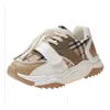 Baskets enfants chaussures enfant en bas âge filles garçon Plaid respirant enfants Tennis mode petit bébé livraison directe maternité Dheov