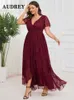 Robes grande taille Mode grande taille robe en dentelle pour les femmes élégant col en v Sexy robes de soirée longues robes de luxe Verano Mujer été Designer Party Dress 542