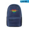 Gökkuşağı Renk Öğrenci Schoolbag Sırt Çantası Omuz Çantası Erkek ve Kadın Günlük Modeller 0522