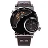 męskie zegarek/modny luksusowy modny zegarek/podwójna lokalizacja sportowy zegarek mody spersonalizowane zegarki mechaniczne stoper