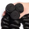 Maleisische losse golf Peruaanse Braziliaanse maagdelijk Human Hair Weave Losse Wave 3 of 4 Bundels Lot 9a Top Braziliaanse haarverlenging Braizlian Hair