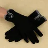 Fingerless Handskar 2023 Ly Women Cashmere Fortsätt varma kör full fingerpekskärmshandskar gratis