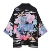 Ethnische Kleidung Damen Kimono Shirt Streetwear Japanische Strickjacke Herren Samurai Kostüm Jacke Tägliche Streetwear