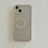 Cassa del telefono del diamante del progettista degli uomini delle donne per l'iPhone 14 Promax 13 Pro Max 12 11 Custodia aderente del supporto della carta Promax Copertura del telefono trasparente