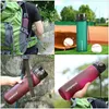 Water Bottles Uzspace Leakproof Drinking Bottle A Tritan Sports For Cam Workouts Gym And Outdoor Activity 220418 Drop Delivery Home Dhhx2