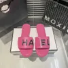 LS Sandals Designer Sandals Знаменитый бренд канал классический плоский каблук летние кожаные леди слайды женщины повседневная обувь отель для женских судов сексуальных потертостей 983